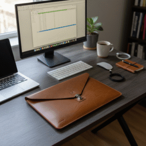 Macbook Sleeve leather bd